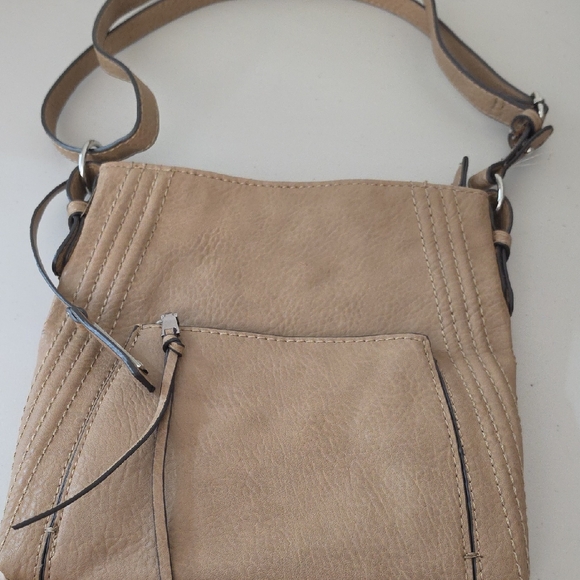 Naturalizer Handbags - Naturalizer Beige/Tan Crossbody Bag